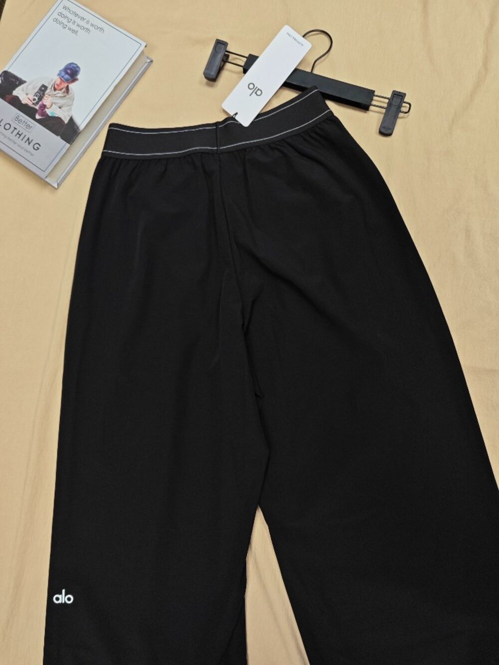 Brand New ALO Yoga 😘 Black Suit Up Trouser Straight-leg , Regular Sz XS-S - Picture 4 of 7